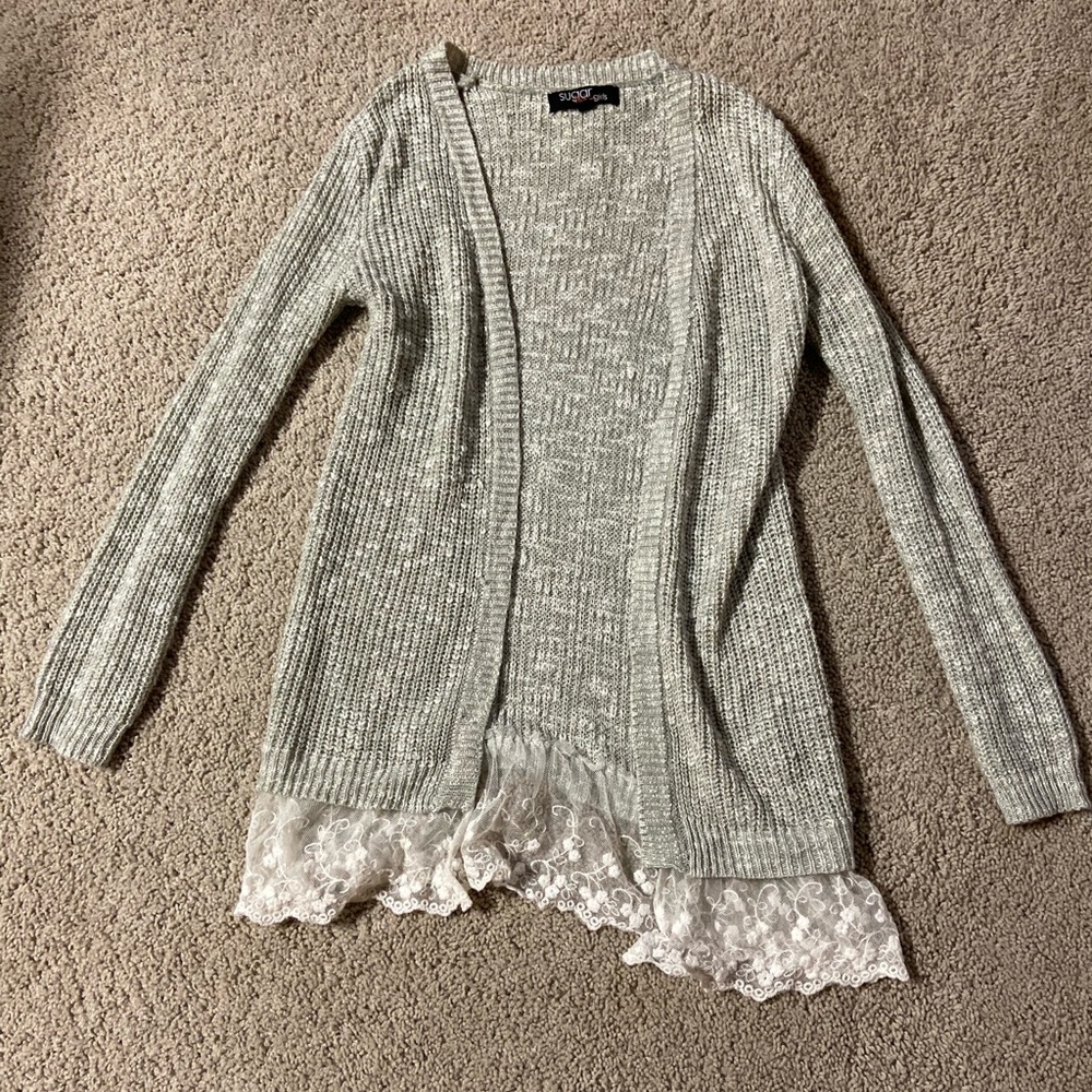 Girls Grey cardigan